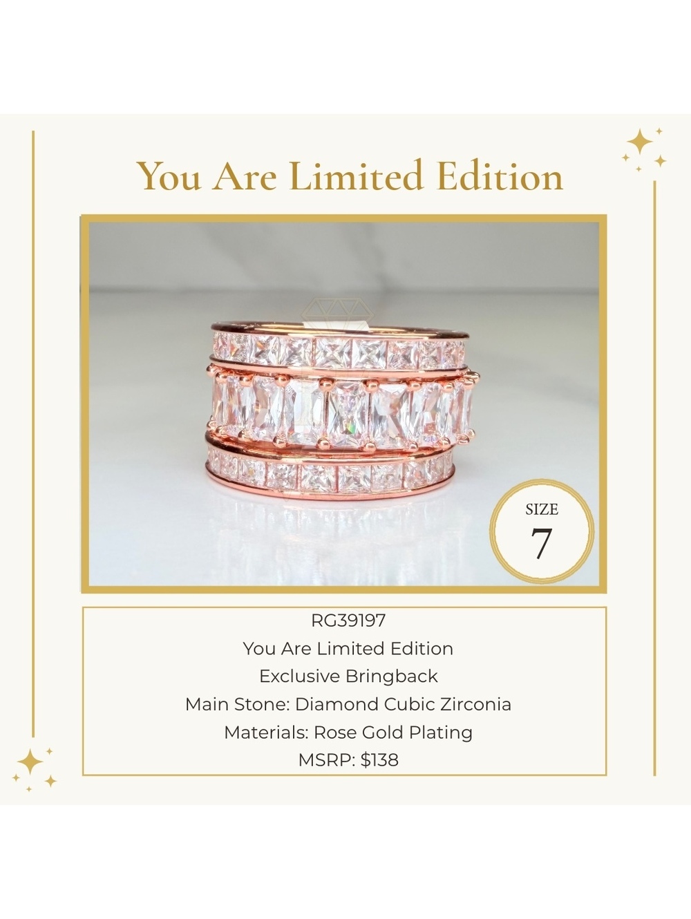 You are Limited Edition - Size 7 - OG
